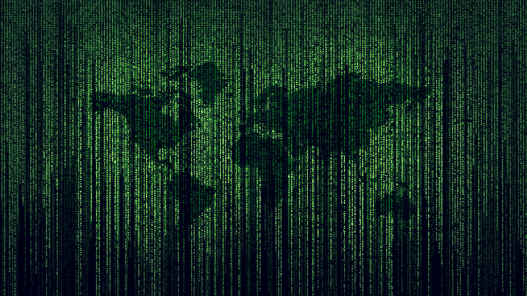 Privacy Wallpaper - Cyber World Green , HD Wallpaper & Backgrounds