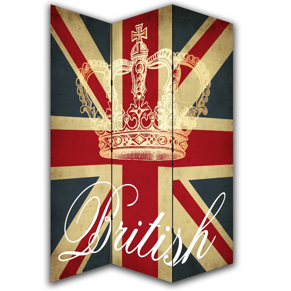 British Union Jack Flag Canvas Dressing Privacy Screen - Graphic Design , HD Wallpaper & Backgrounds