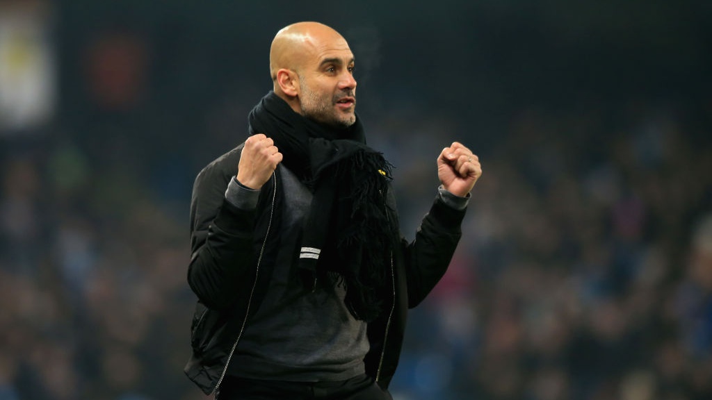 Look What The Opener Meant To The Boss - Pep Guardiola Manager Of The Season , HD Wallpaper & Backgrounds