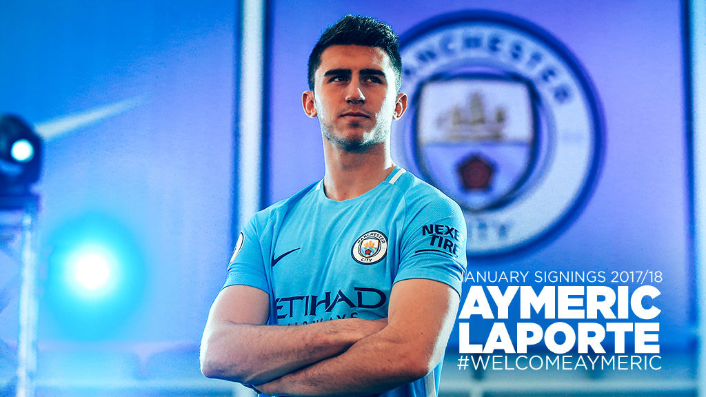 Pep Guardiola Is Delighted To Have Secured The Services - Aymeric Laporte Manchester City , HD Wallpaper & Backgrounds