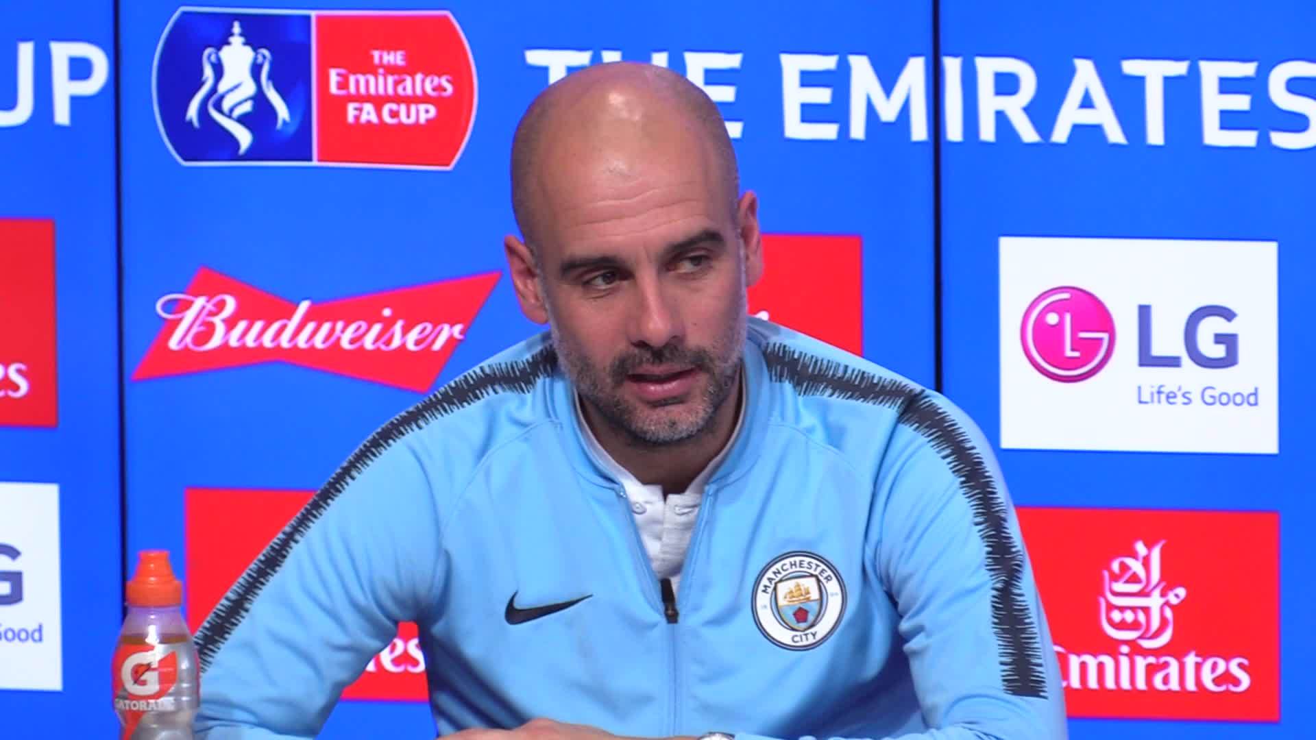 Video Loading - Pep Guardiola Fa Cup Press Conference , HD Wallpaper & Backgrounds