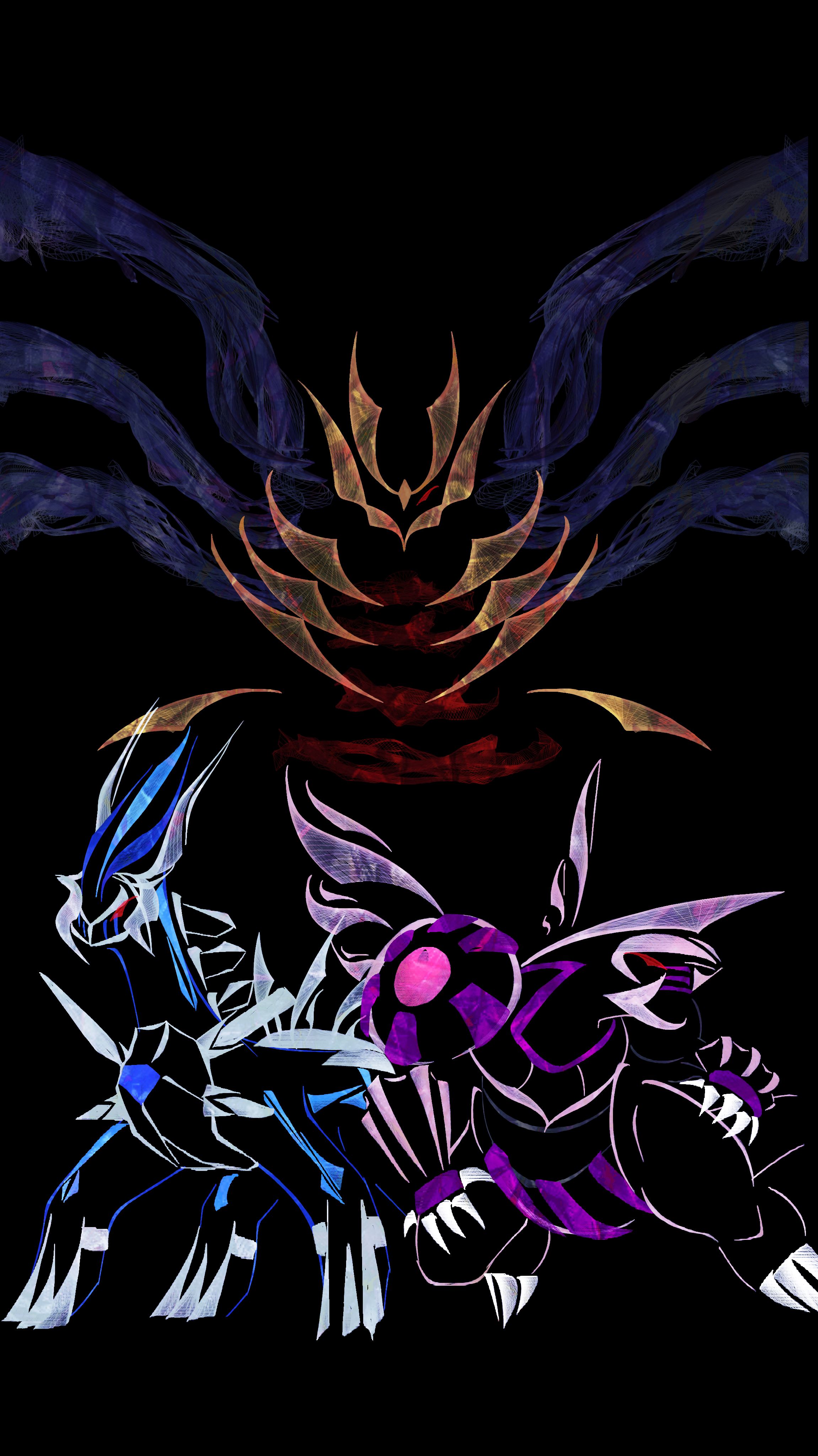 Flowpaper, Dialga, Palkia, Giratina - Dialga Palkia And Giratina , HD Wallpaper & Backgrounds