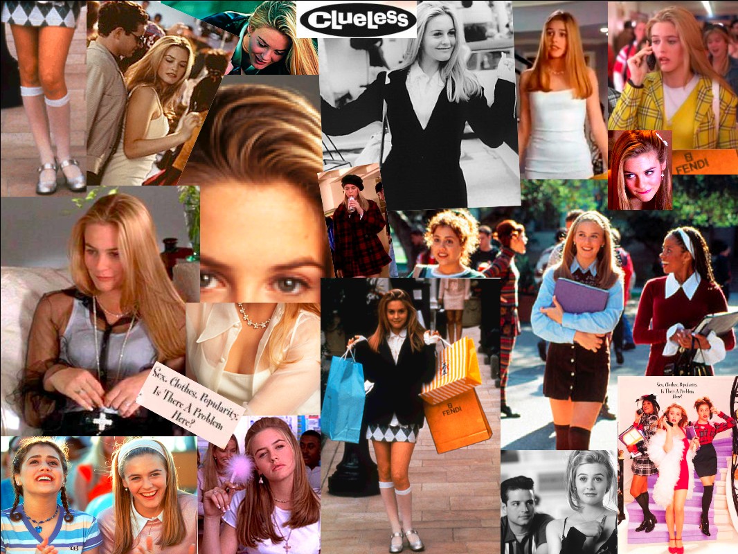 Clueless Fashion Collage - 90s Style Photo Collage , HD Wallpaper & Backgrounds