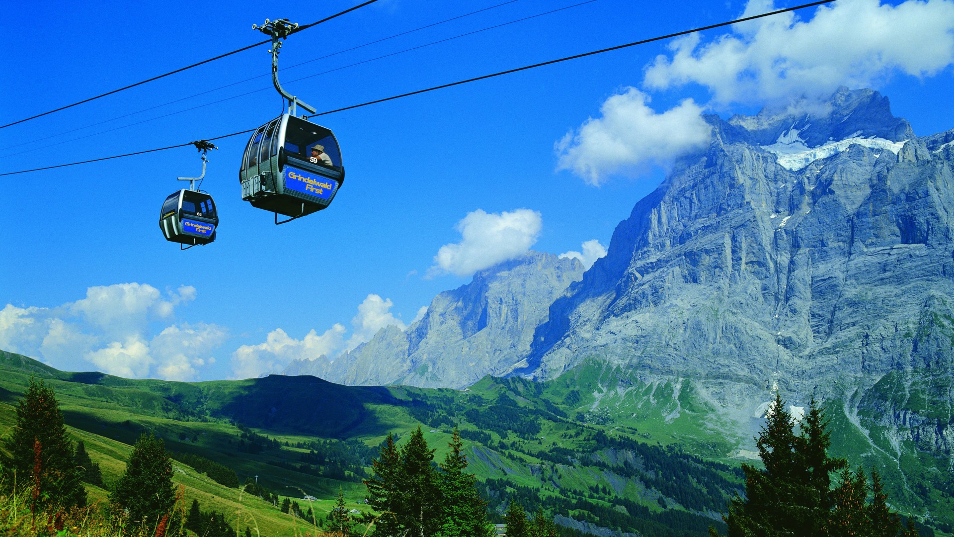 Download Wallpaper - Paragliding In Switzerland , HD Wallpaper & Backgrounds