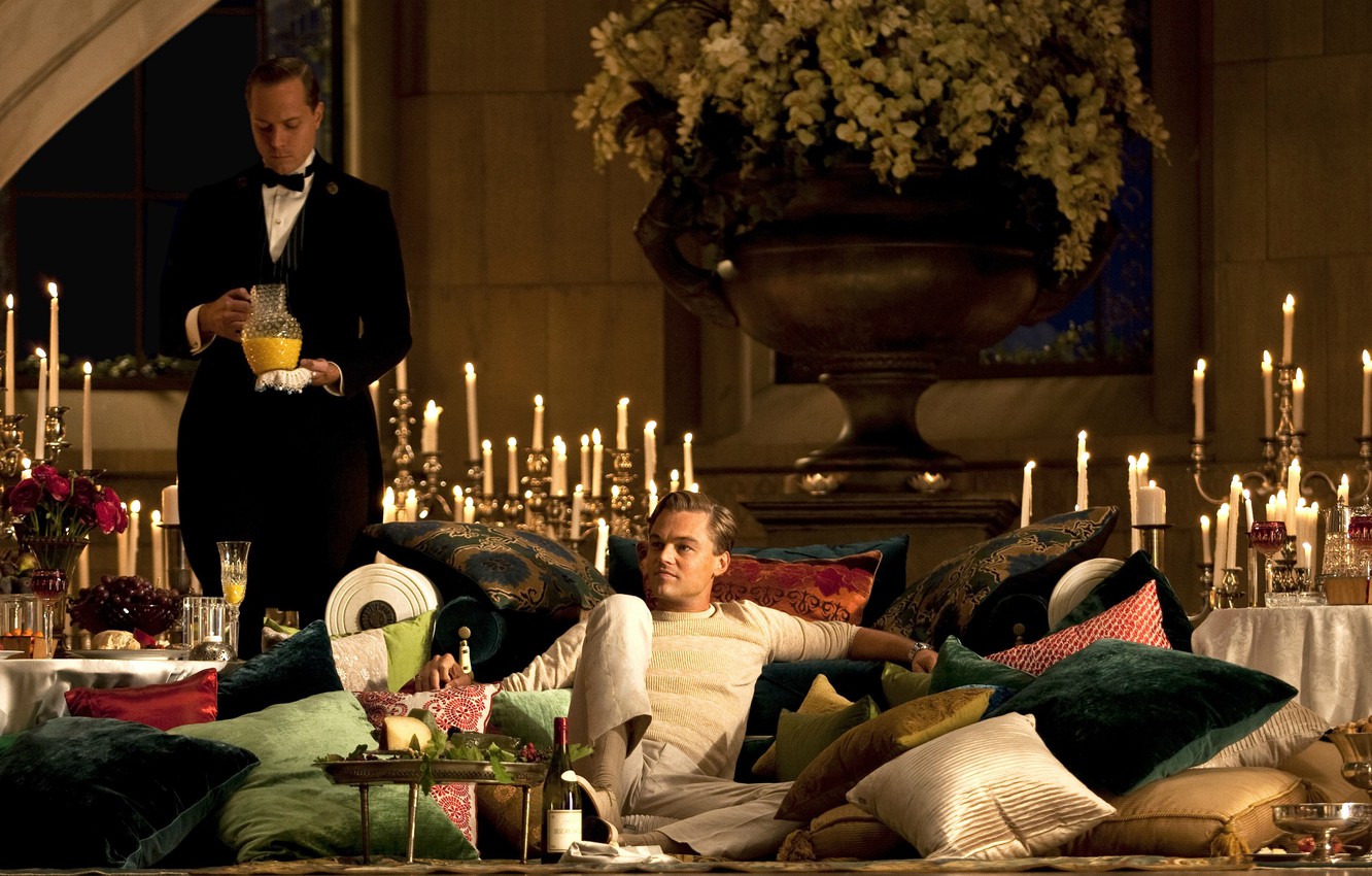 Photo Wallpaper New York, Candles, Drinks, Mansion, - Great Gatsby 2013 Movie , HD Wallpaper & Backgrounds