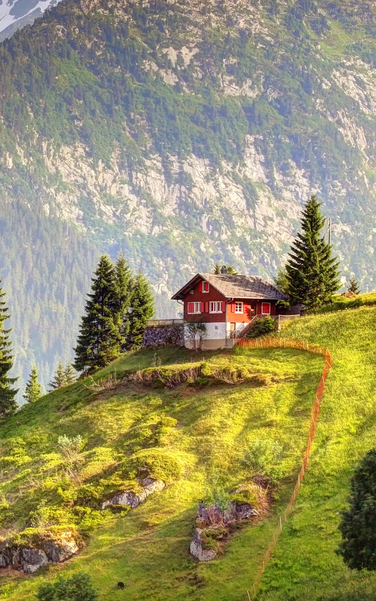 Download Wallpaper - Lonely House On Mountain , HD Wallpaper & Backgrounds