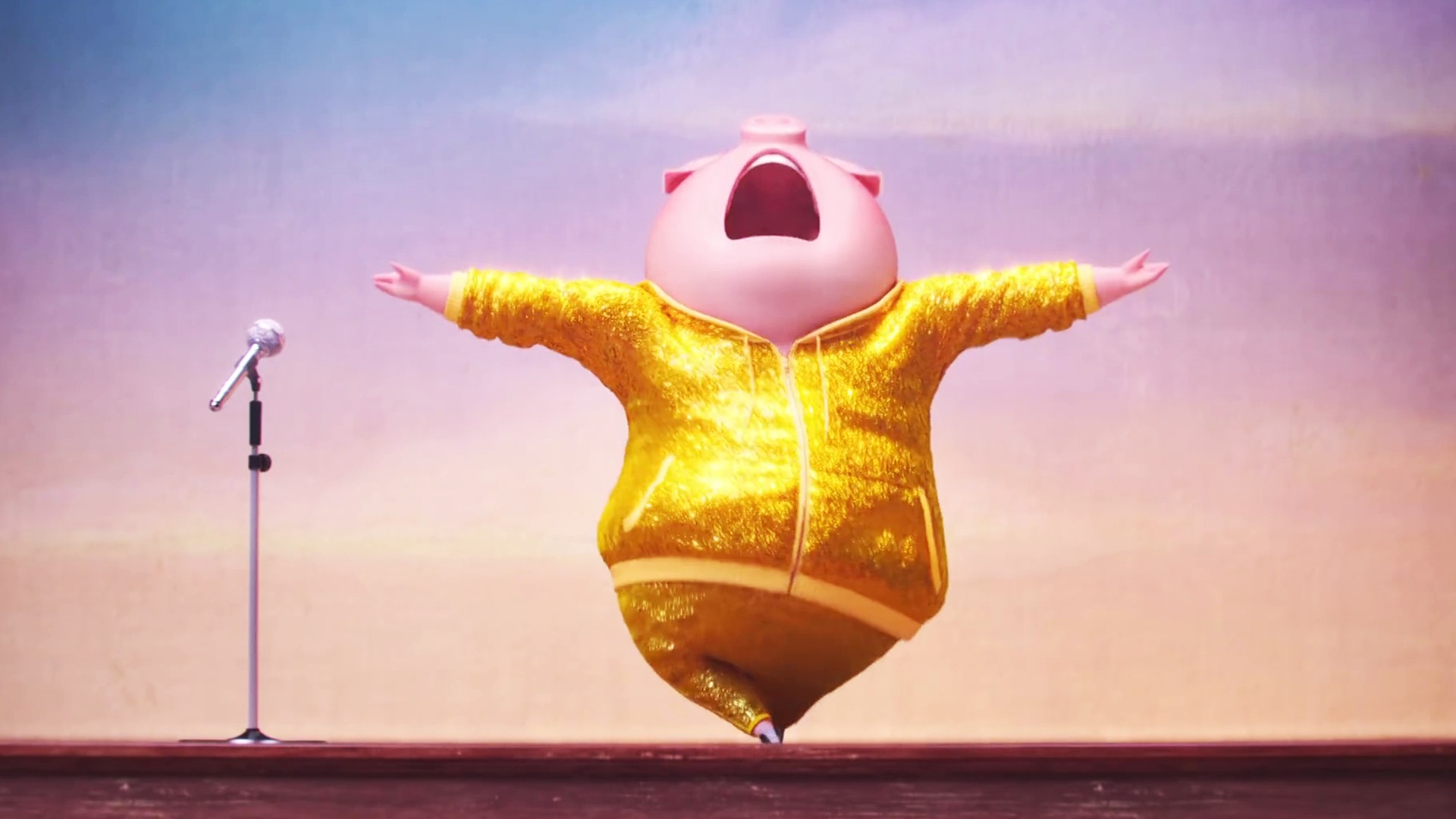 Dancing Pig In Sing Movie - Sing The Movie Gifs , HD Wallpaper & Backgrounds