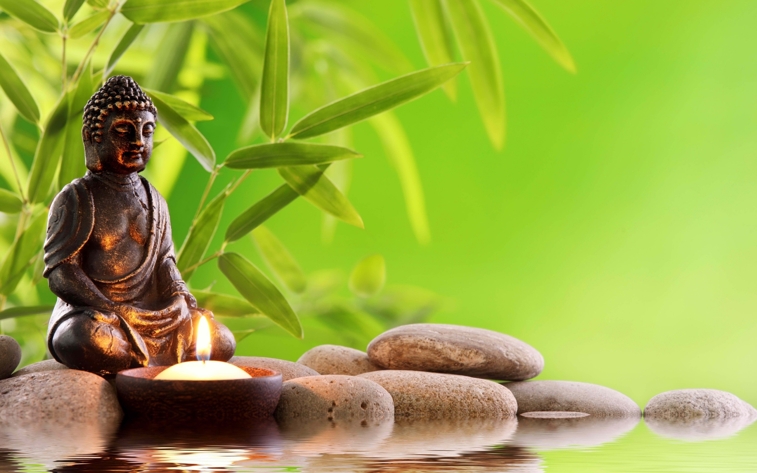 Hd Wallpaper - Zen Buddha Background , HD Wallpaper & Backgrounds