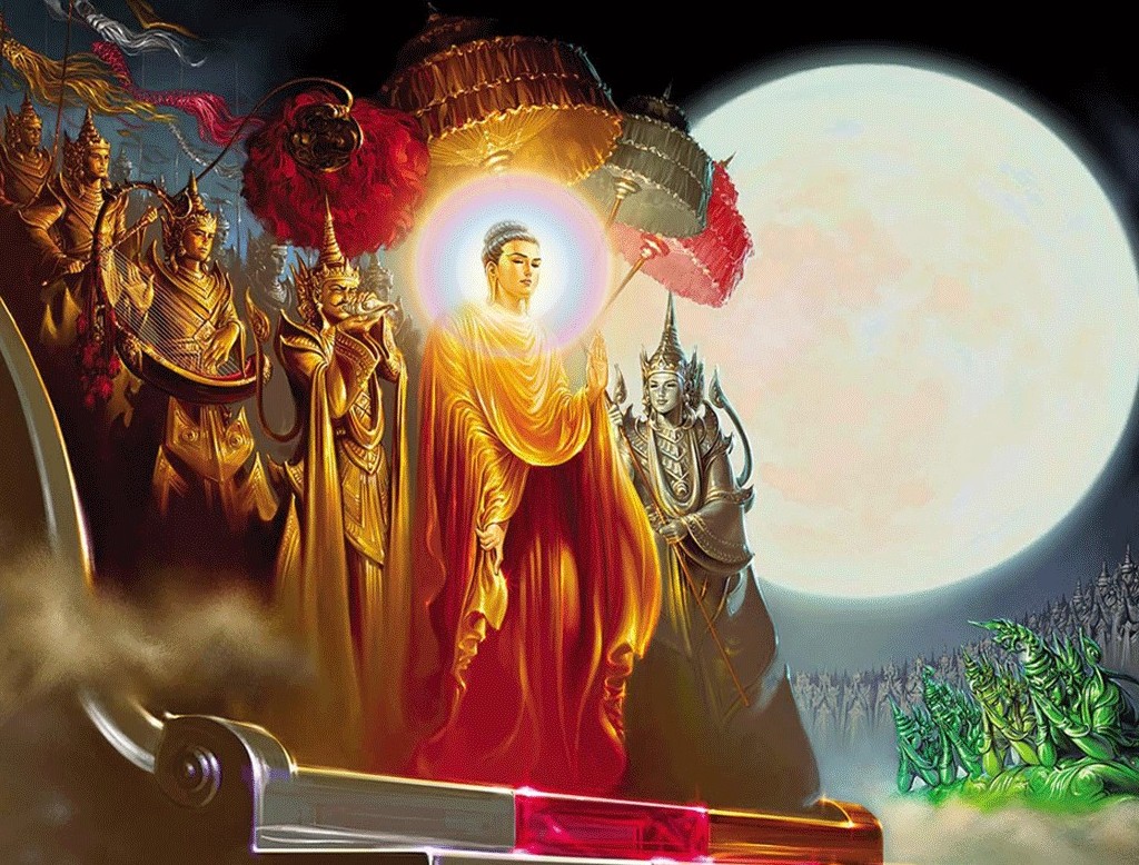 Download - Buddha Descending From Heaven , HD Wallpaper & Backgrounds