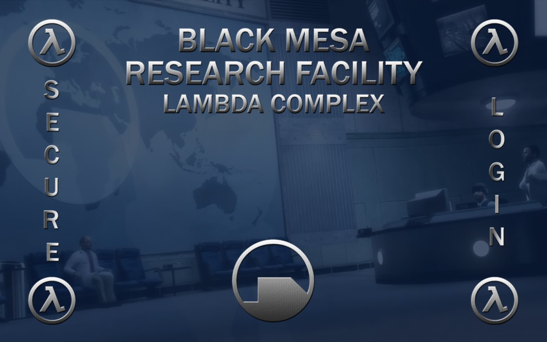 Login Backgrounds Wallpaper - Black Mesa Login Screen , HD Wallpaper & Backgrounds