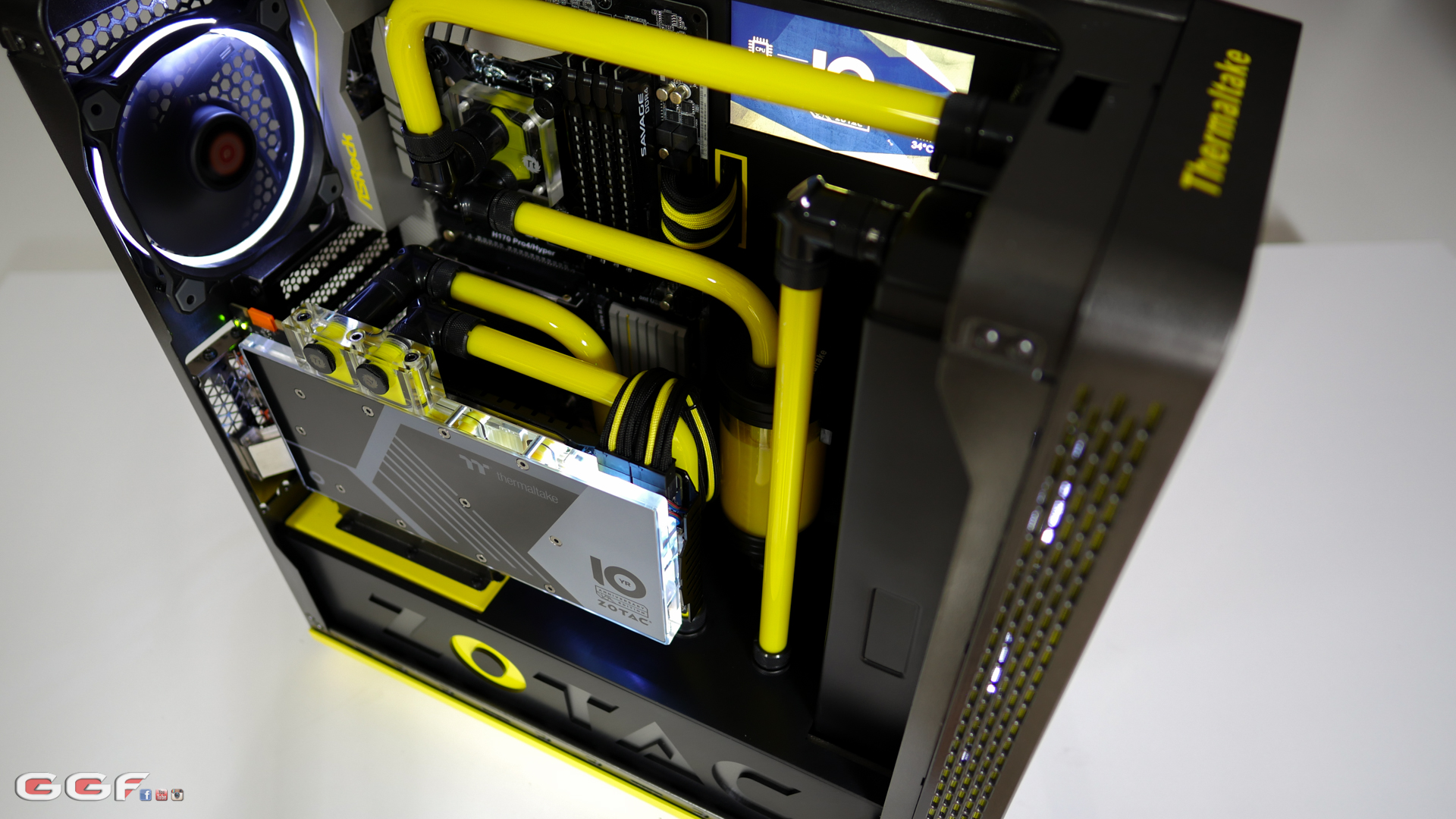 Zotac6 - Thermaltake View 27 Water Cooling , HD Wallpaper & Backgrounds
