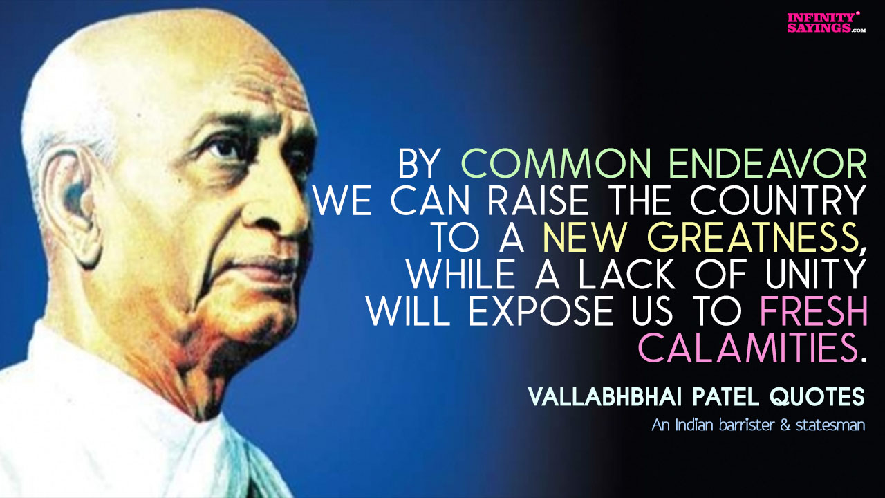 Famous Slogans Of Sardar Vallabhbhai Patel On Corruption - Sardar Patel , HD Wallpaper & Backgrounds