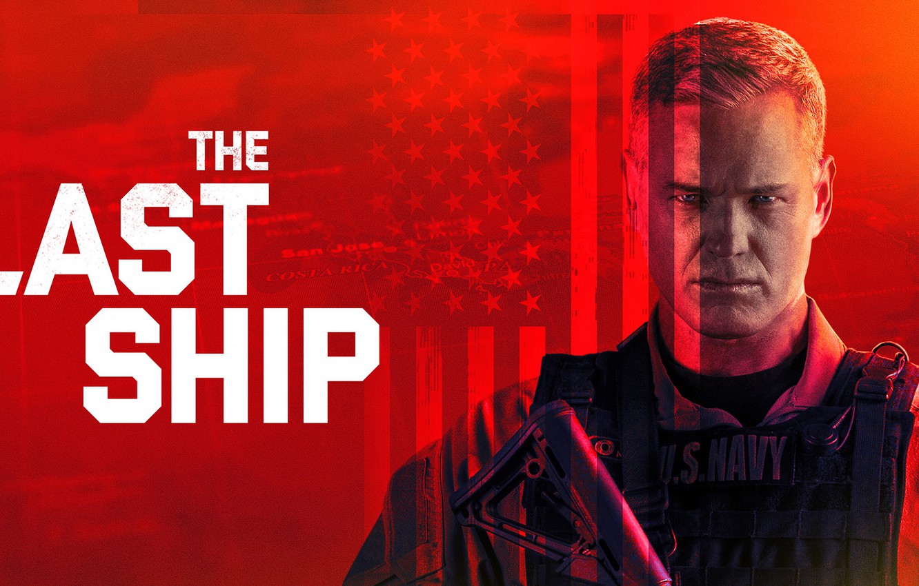 Photo Wallpaper Look, Actor, The Series, Red Background, - Last Ship Season 5 Dvd Covers , HD Wallpaper & Backgrounds