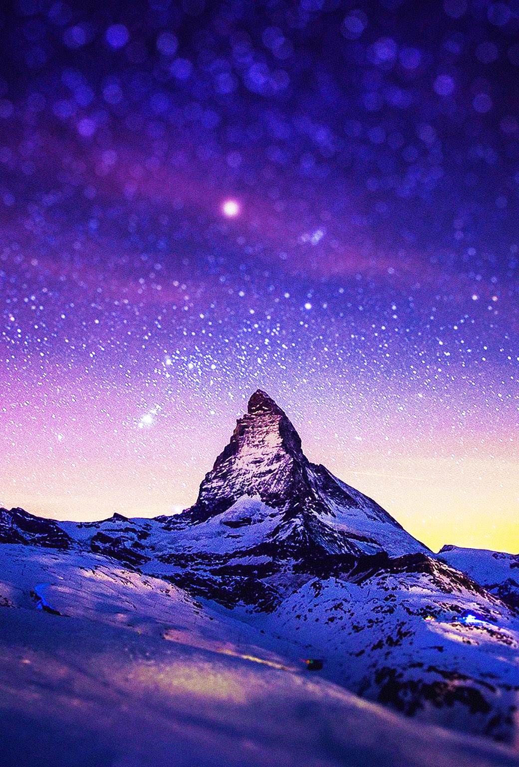 Iphone Ios 8 Wallpapers - Matterhorn , HD Wallpaper & Backgrounds