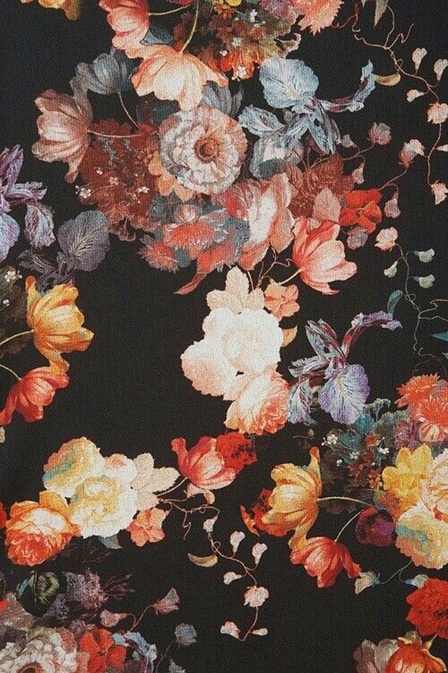Grandma Is Back - Dark Floral Patterns , HD Wallpaper & Backgrounds
