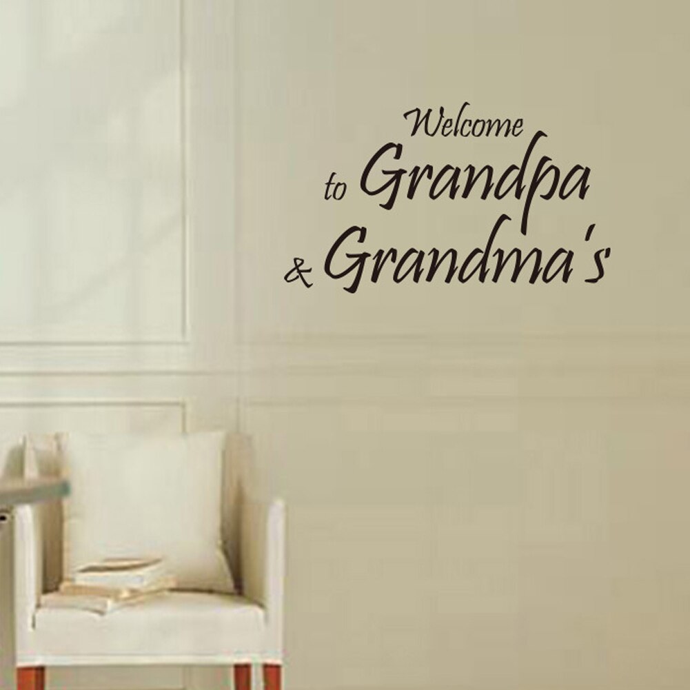 Wall Sticker Welcome To Grandpa And Grandma's Vinyl - Wall , HD Wallpaper & Backgrounds