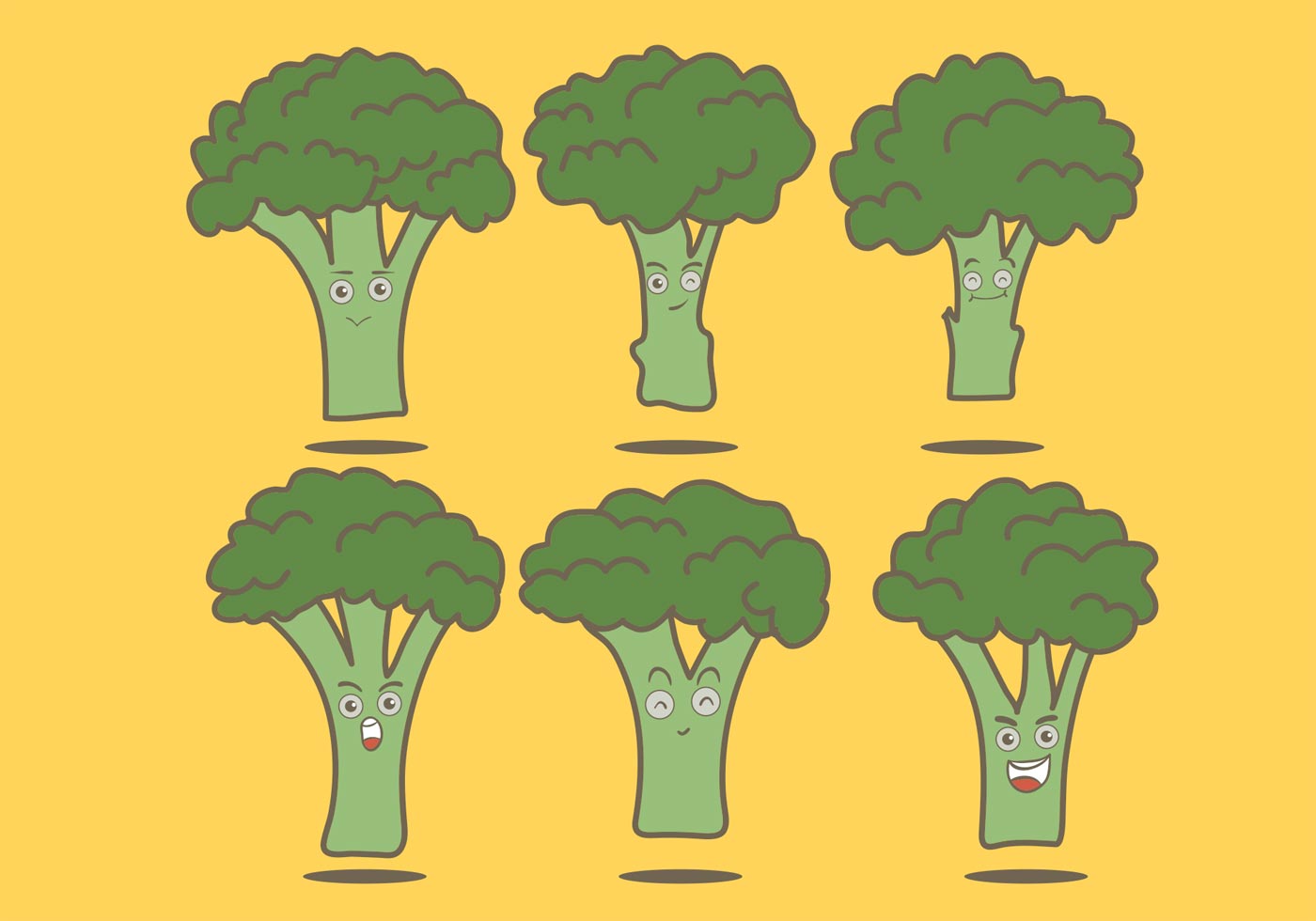 Broccoli Cartoon , HD Wallpaper & Backgrounds