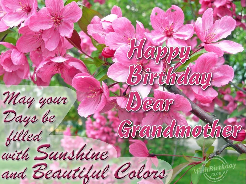 Happy Birthday Dear Grandmother - Prairie Fire Crabapple Tree Flowers , HD Wallpaper & Backgrounds