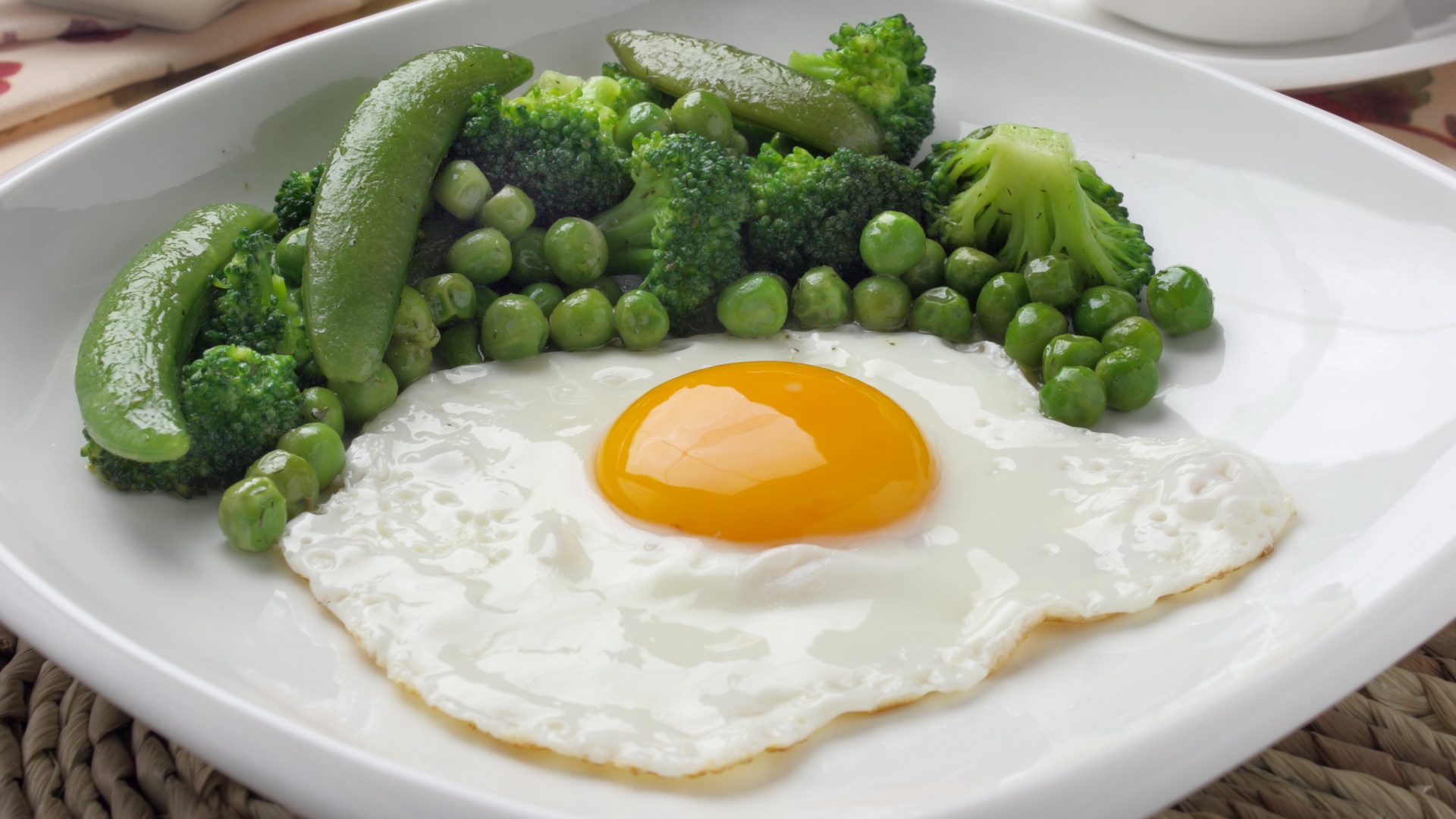 Fried Eggs, Breakfast, Peas - Fried Egg , HD Wallpaper & Backgrounds