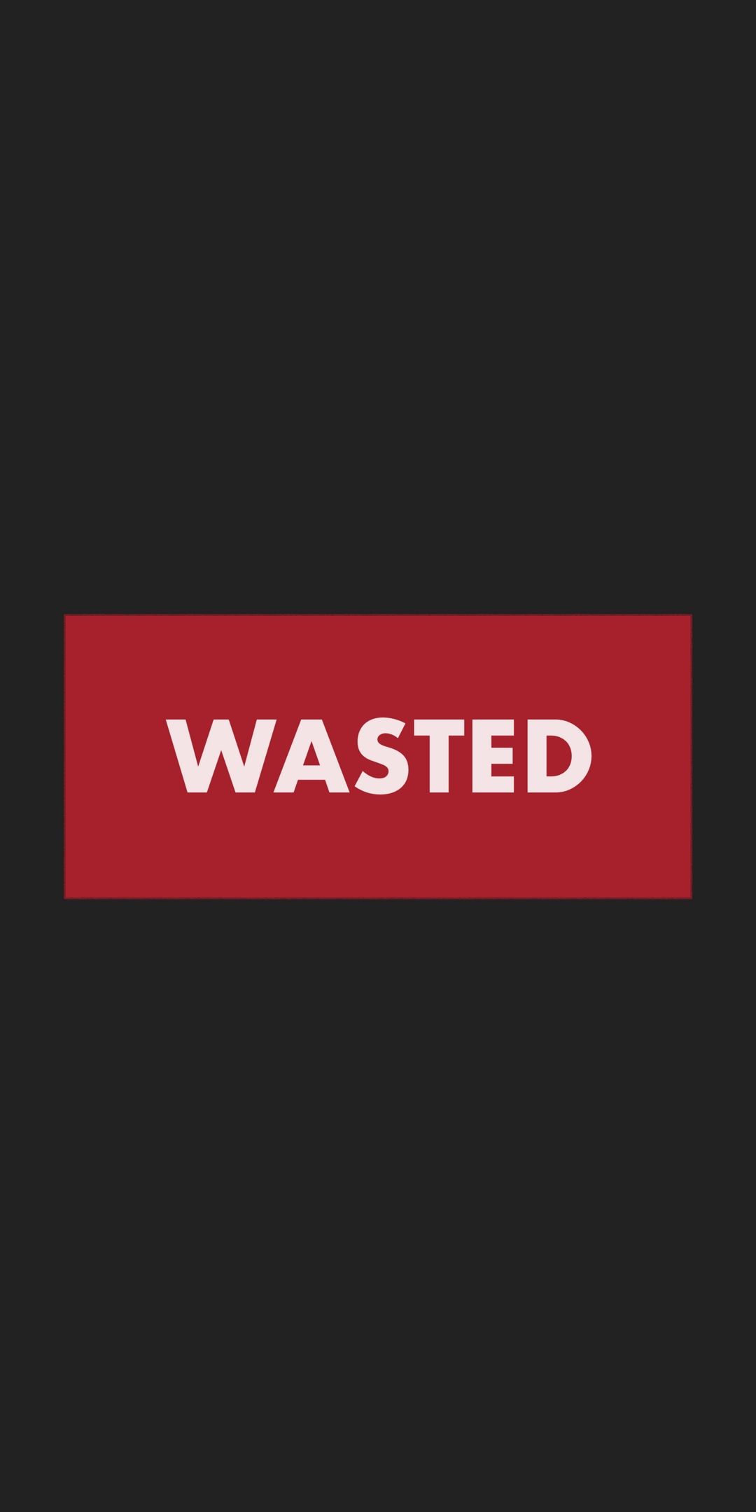 Wasted Iphone Wallpaper - Iphone Wasted , HD Wallpaper & Backgrounds