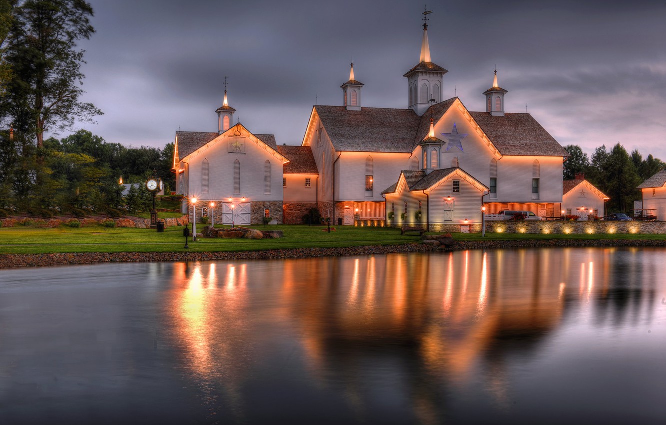Photo Wallpaper Lights, The Evening, Pa, West Donegal - Reflection , HD Wallpaper & Backgrounds