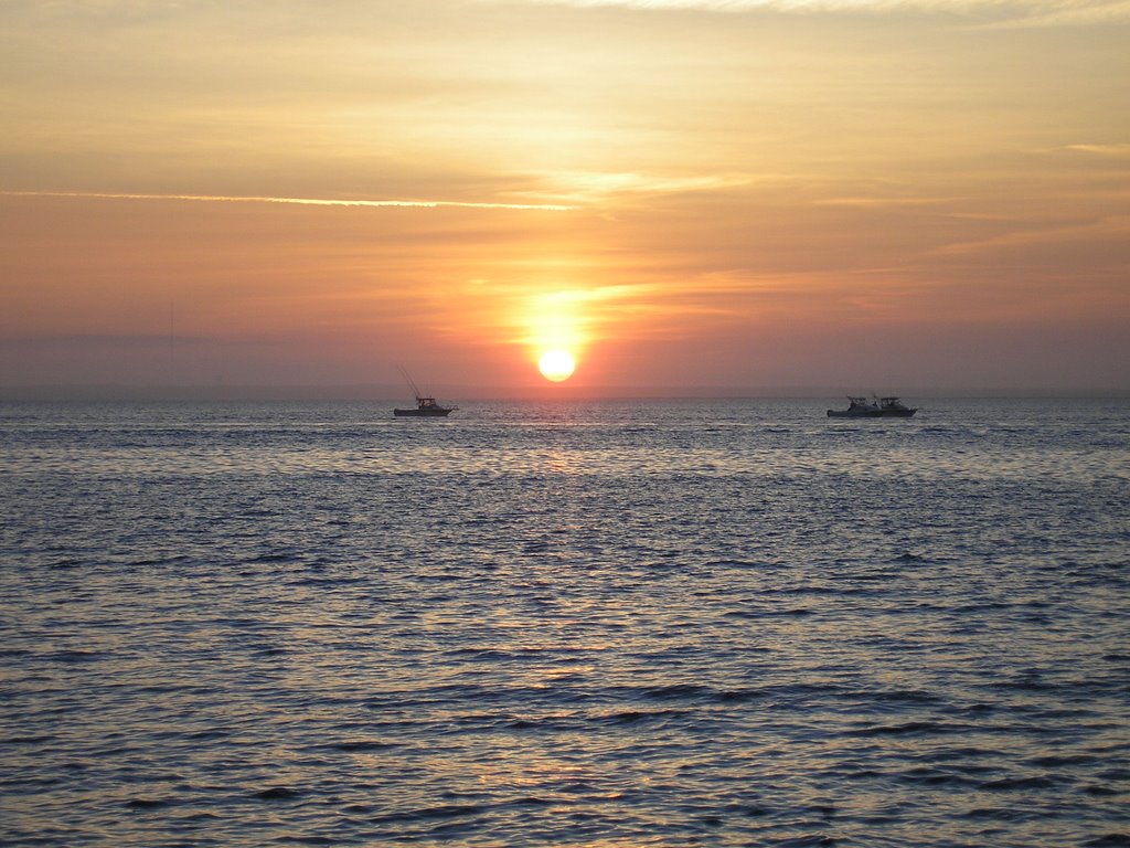 Sunset Beach Lower Township New Jersey - Patenga Sea Beach Sunset , HD Wallpaper & Backgrounds