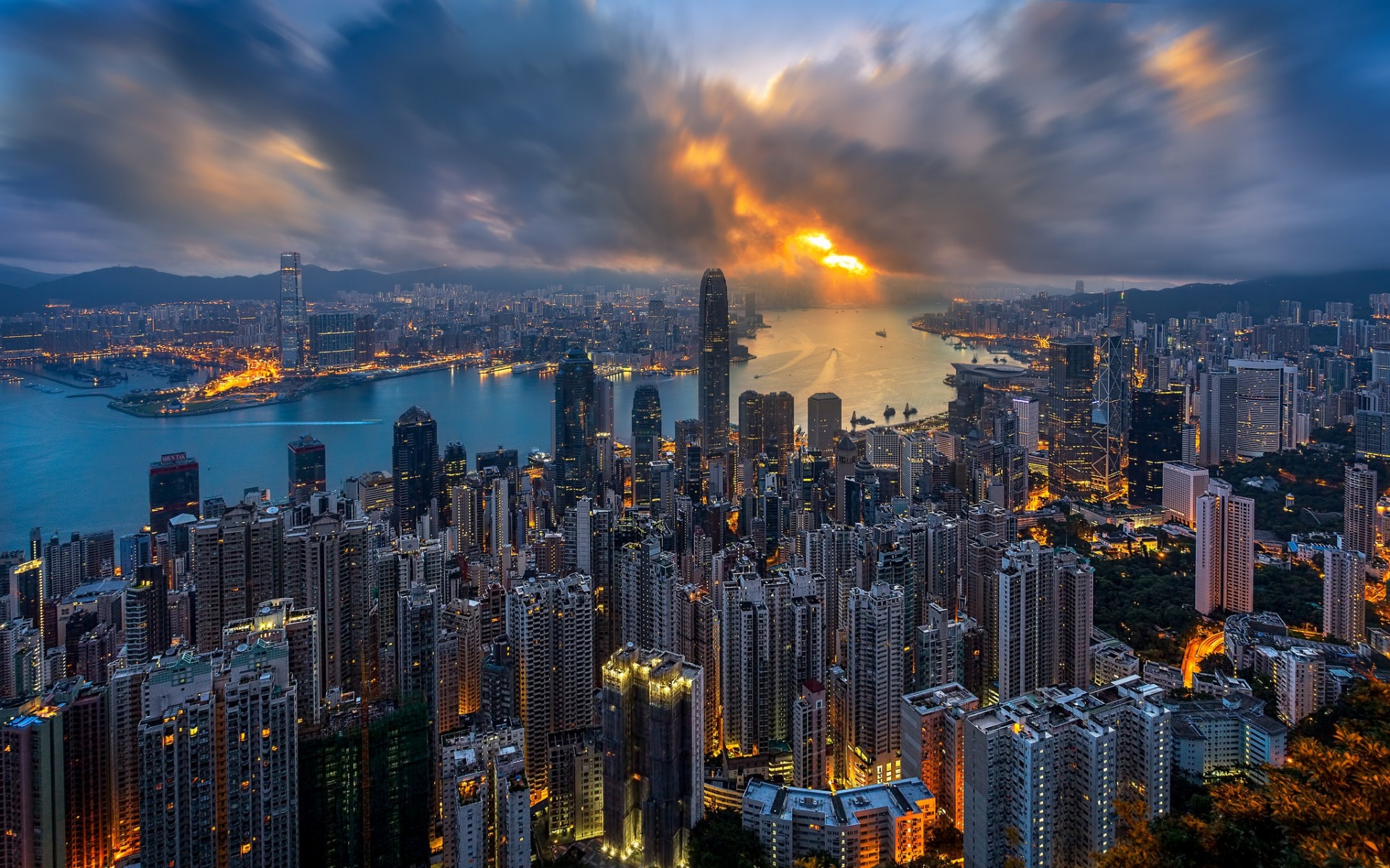 Hong Kong, International Commerce Centre, Sky100, International - Hong Kong In The Morning , HD Wallpaper & Backgrounds