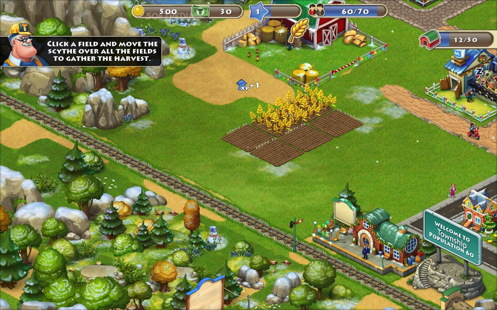Within The Game's Main Window, You Can Plant Crops, - Pc Game , HD Wallpaper & Backgrounds