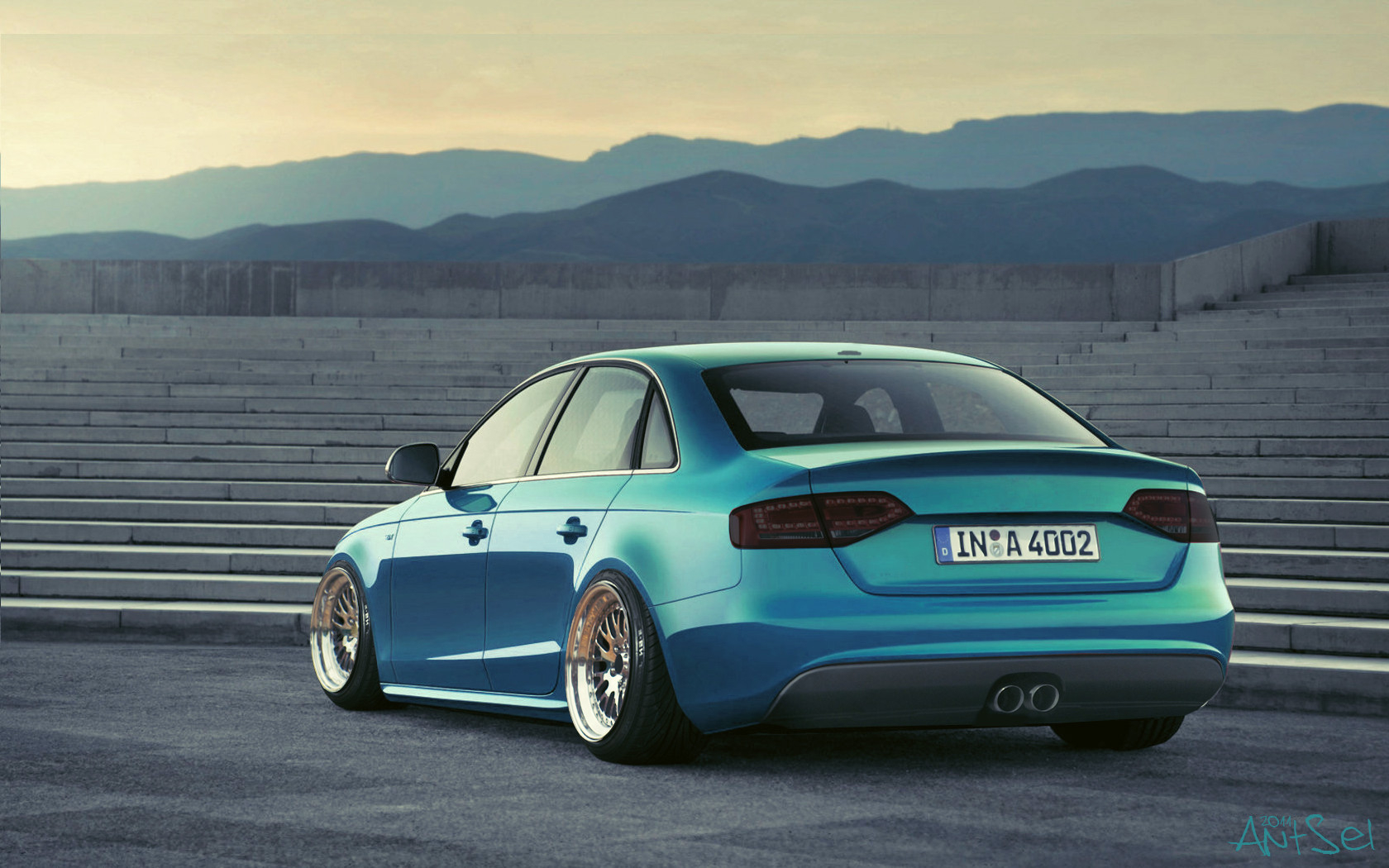 Stanced Car Wallpapers Wallpapersafari For Stanced - Dope Audi A4 , HD Wallpaper & Backgrounds