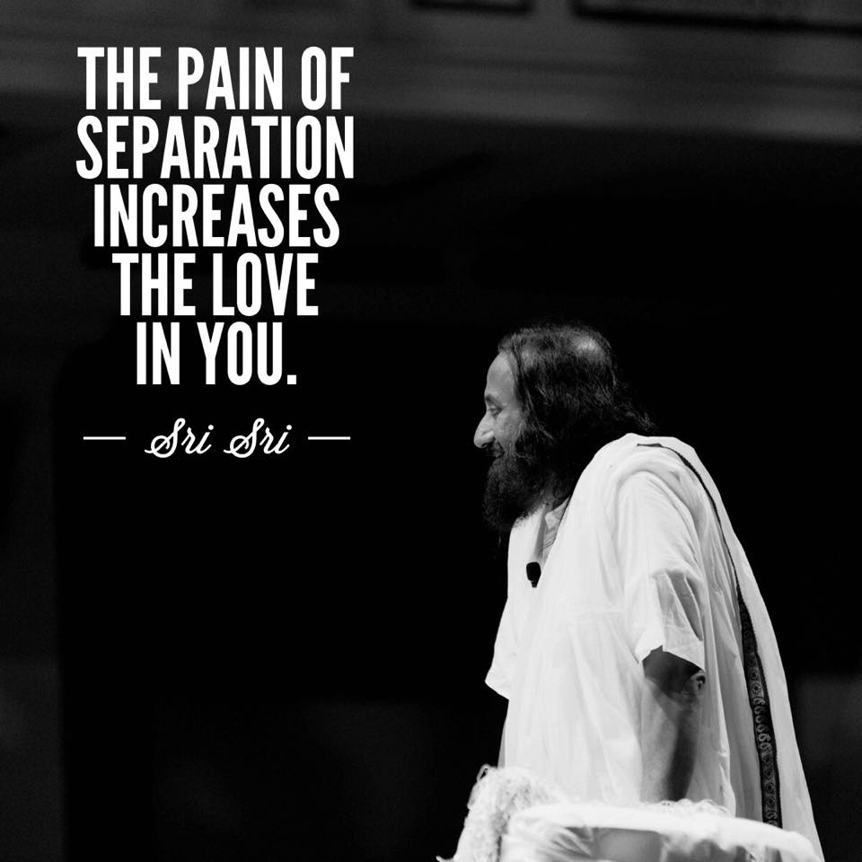 Sri Sri Quotes On Love - Pain Of Separation Love Quotes , HD Wallpaper & Backgrounds