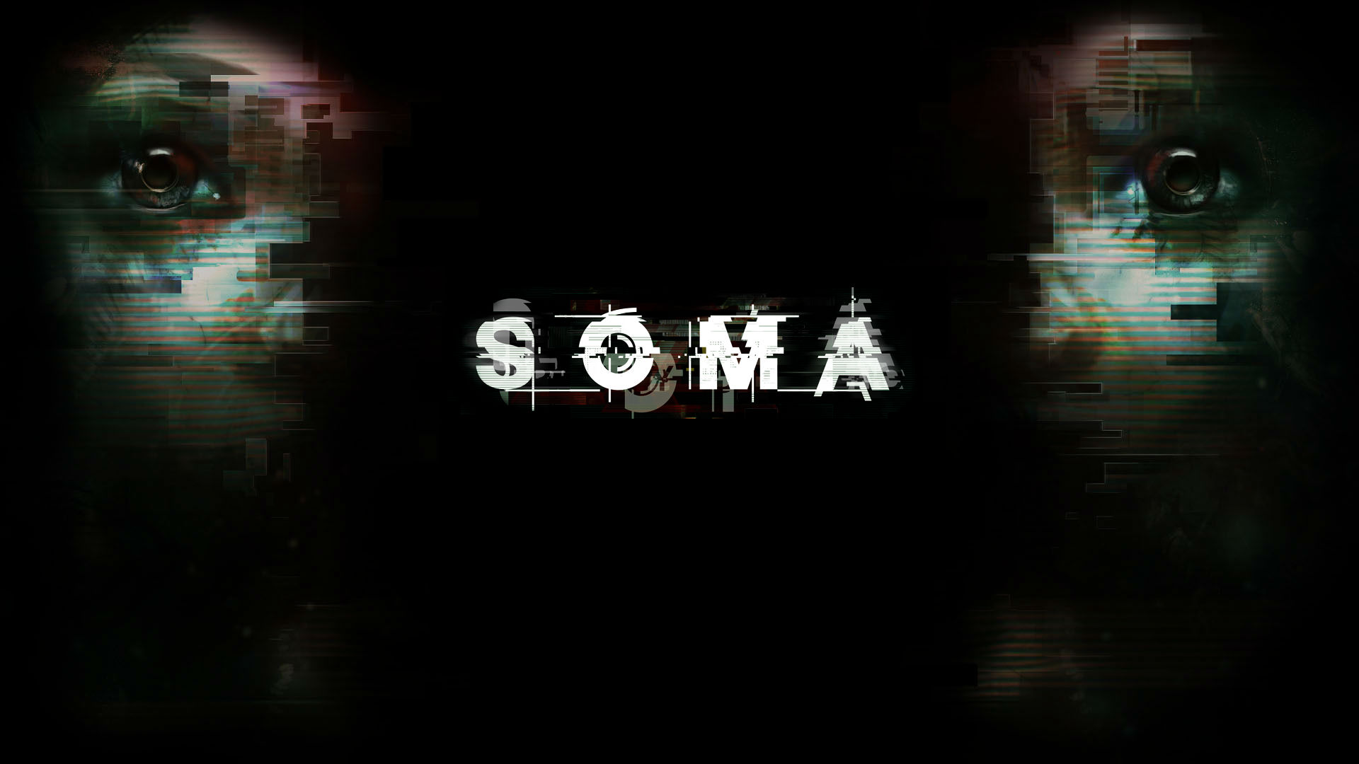Just A Simple Combo Of The Soma Logo And A Cool Wallpaper - Soma Game , HD Wallpaper & Backgrounds