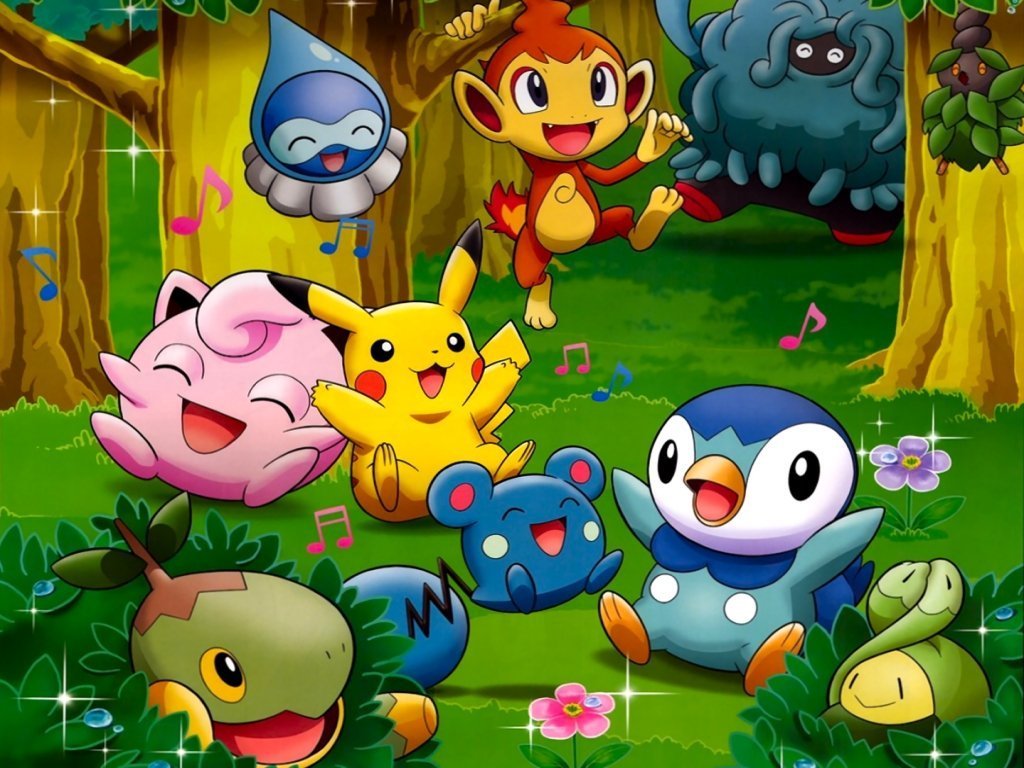Piplup And Friends - Pokemon Have A Good Day , HD Wallpaper & Backgrounds