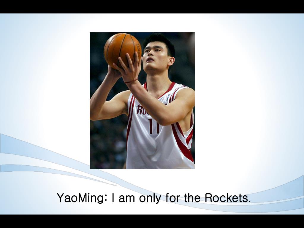 I Am Only For The Rockets - Yao Ming Song , HD Wallpaper & Backgrounds
