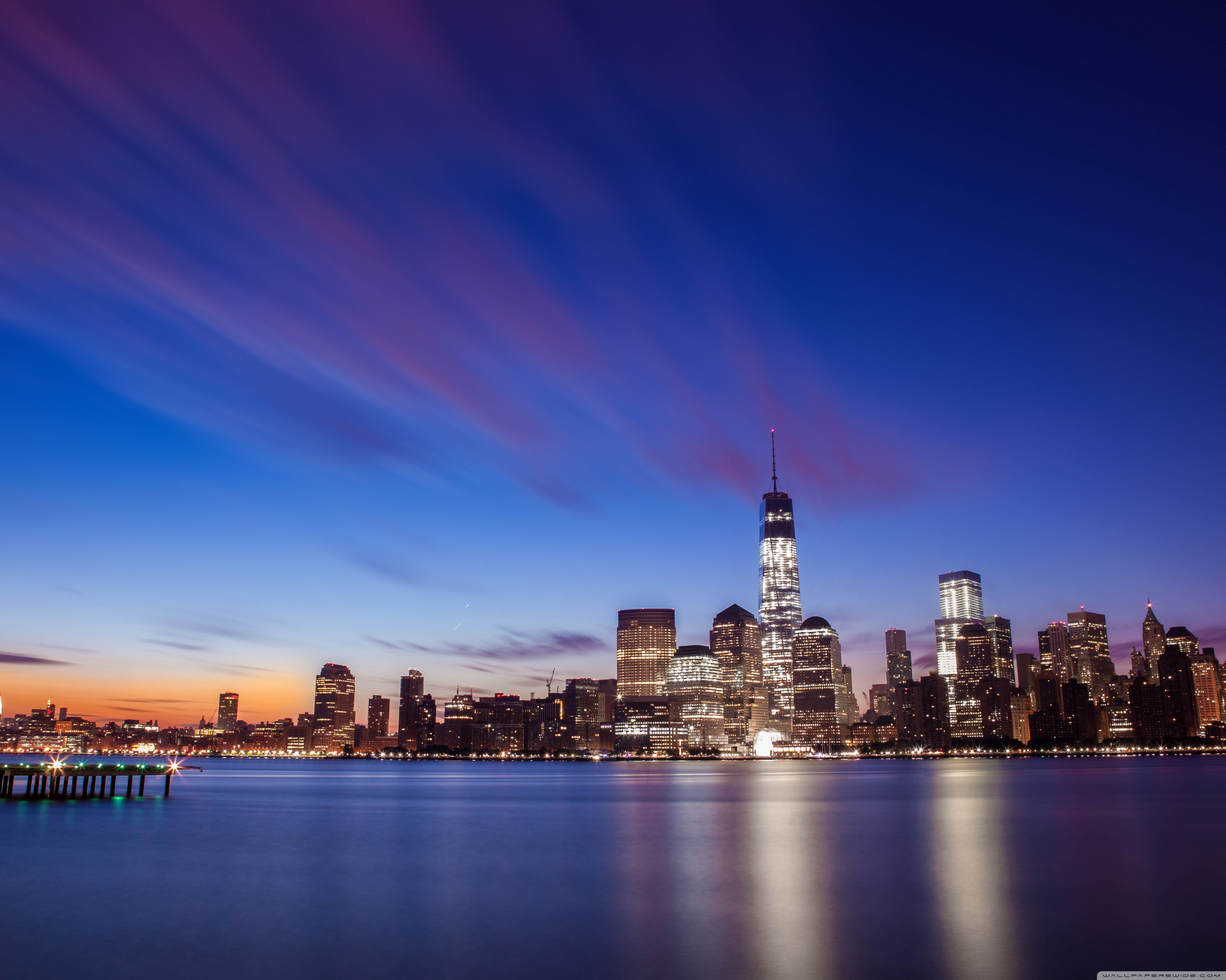 City Skyline Wallpapers - New York Skyline Hd , HD Wallpaper & Backgrounds