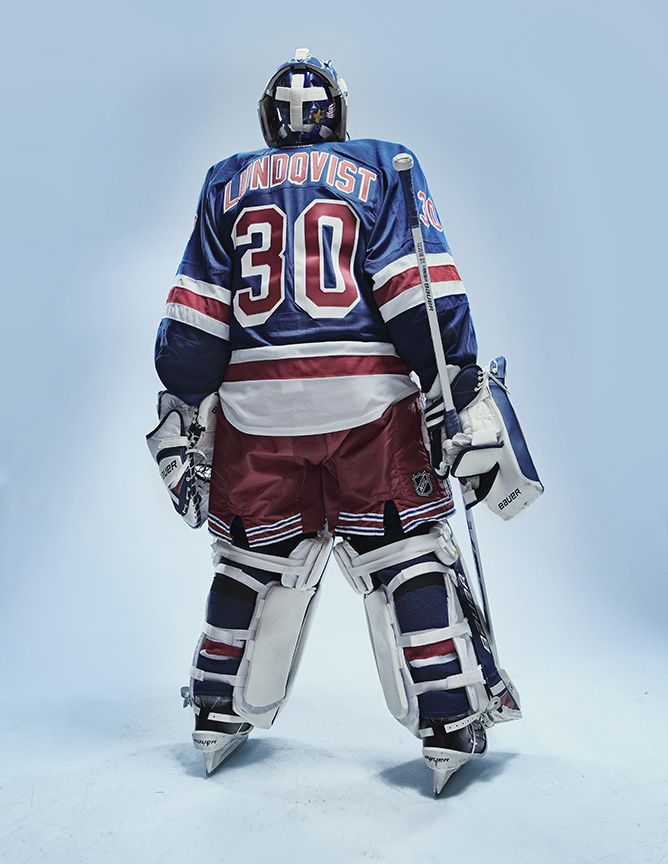 Henrik Lundqvist Of The New York Rangers By Kc Armstrong - Henrik Lundqvist Wallpaper Iphone , HD Wallpaper & Backgrounds
