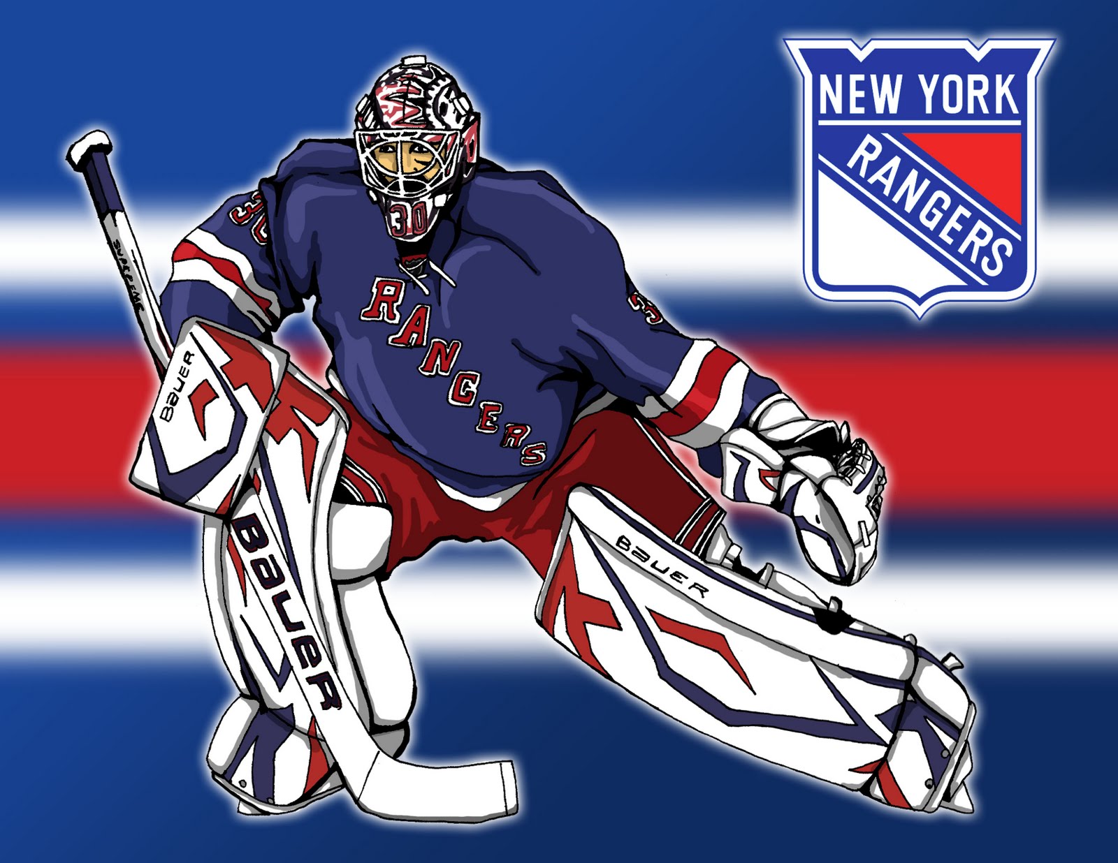 Henrik Lundqvist - New York Rangers , HD Wallpaper & Backgrounds