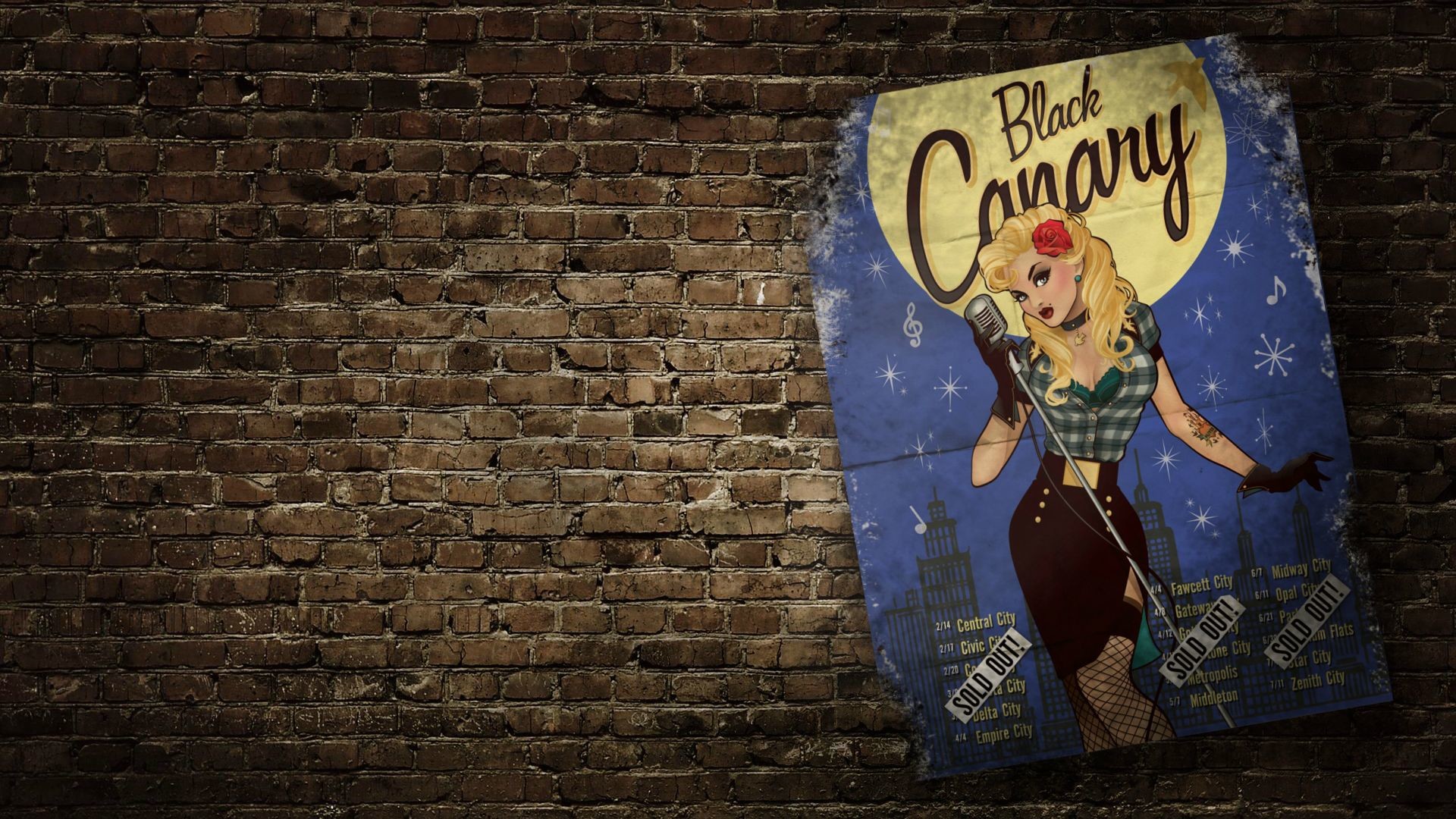 Dc Comics Black Canary , HD Wallpaper & Backgrounds