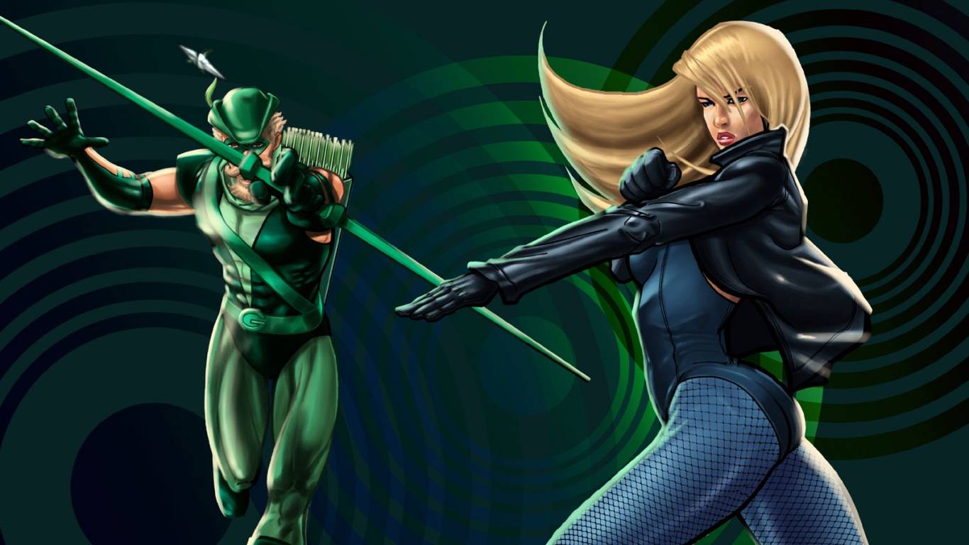 Arrow Black Canary Dc Comics Wallpapers - 1080 X 1080 Black Canary And Green Arrow , HD Wallpaper & Backgrounds