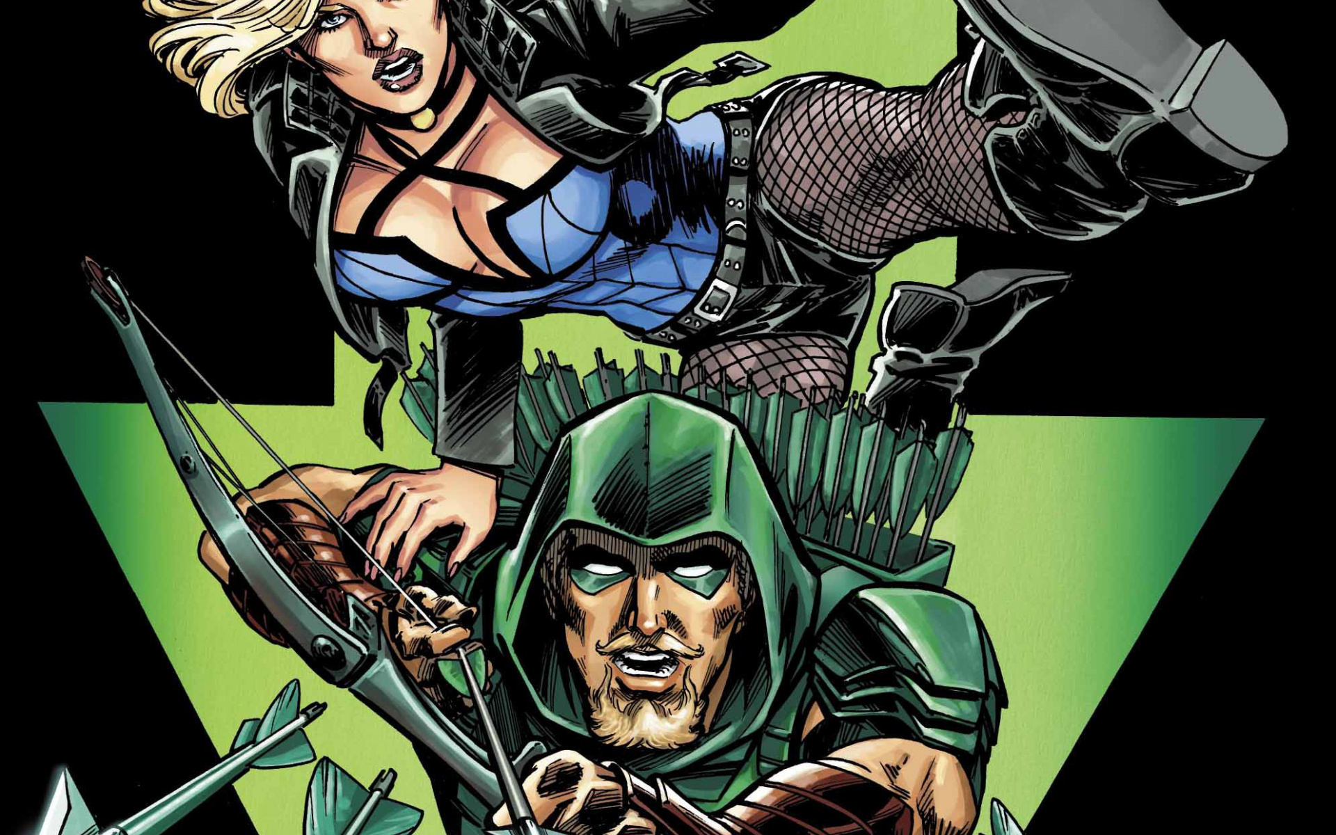 Wallpaper Black Canary, Green Arrow, Dc Comics - Black Canary And Green Arrow Wallpaper Iphone , HD Wallpaper & Backgrounds
