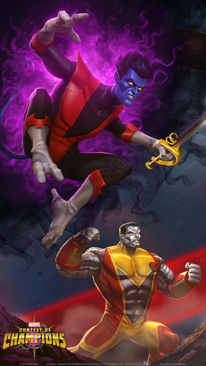 Marvelchampionsverified Account - Nightcrawler Contest Of Champions , HD Wallpaper & Backgrounds