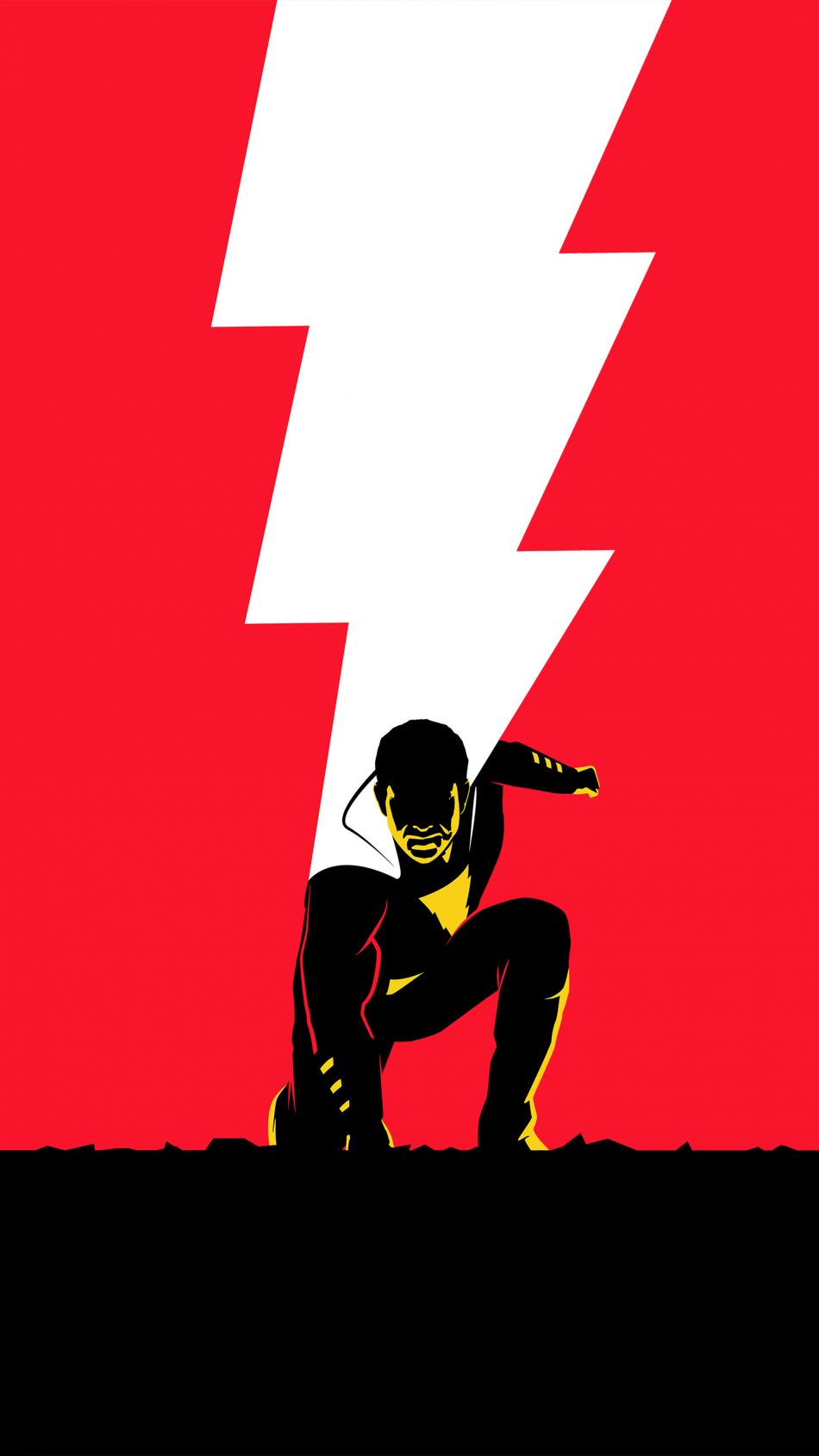 Shazam Minimal 4k Ultra Hd Mobile Wallpaper - Shazam Just Say The Word , HD Wallpaper & Backgrounds