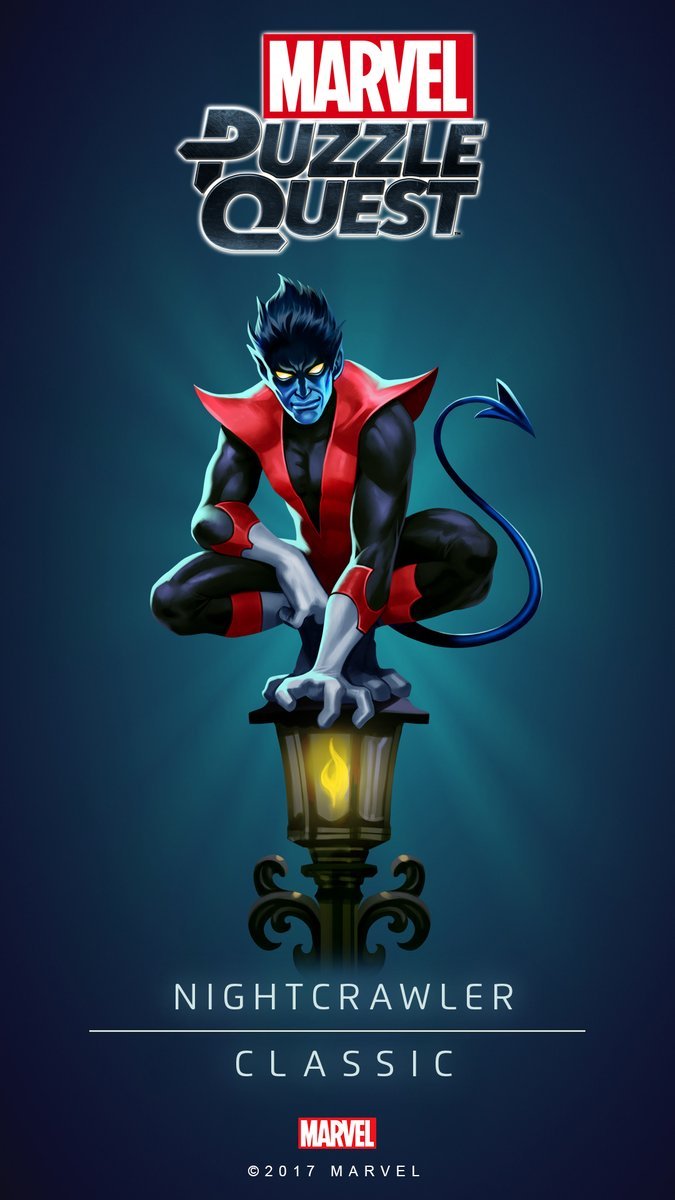 Nightcrawler Wallpapers For Mobile By Marvel Puzzle - Marvel Puzzle Quest Sandman , HD Wallpaper & Backgrounds