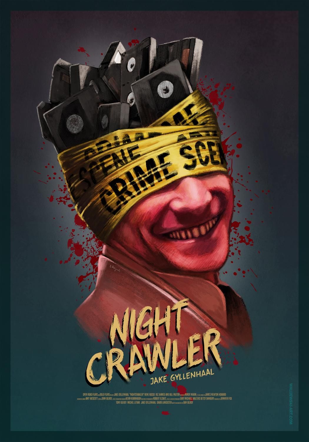 Nightcrawler Hd Wallpaper From Gallsource - Nightcrawler Movie Poster , HD Wallpaper & Backgrounds