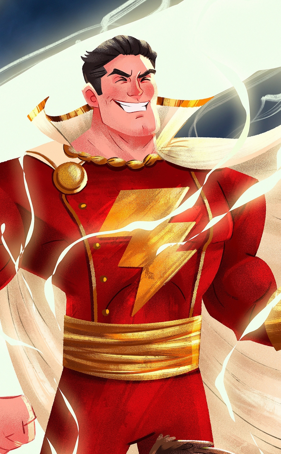 Shazam , Superhero, Lightning, Art, Wallpaper - Shazam Wallpaper 4k , HD Wallpaper & Backgrounds