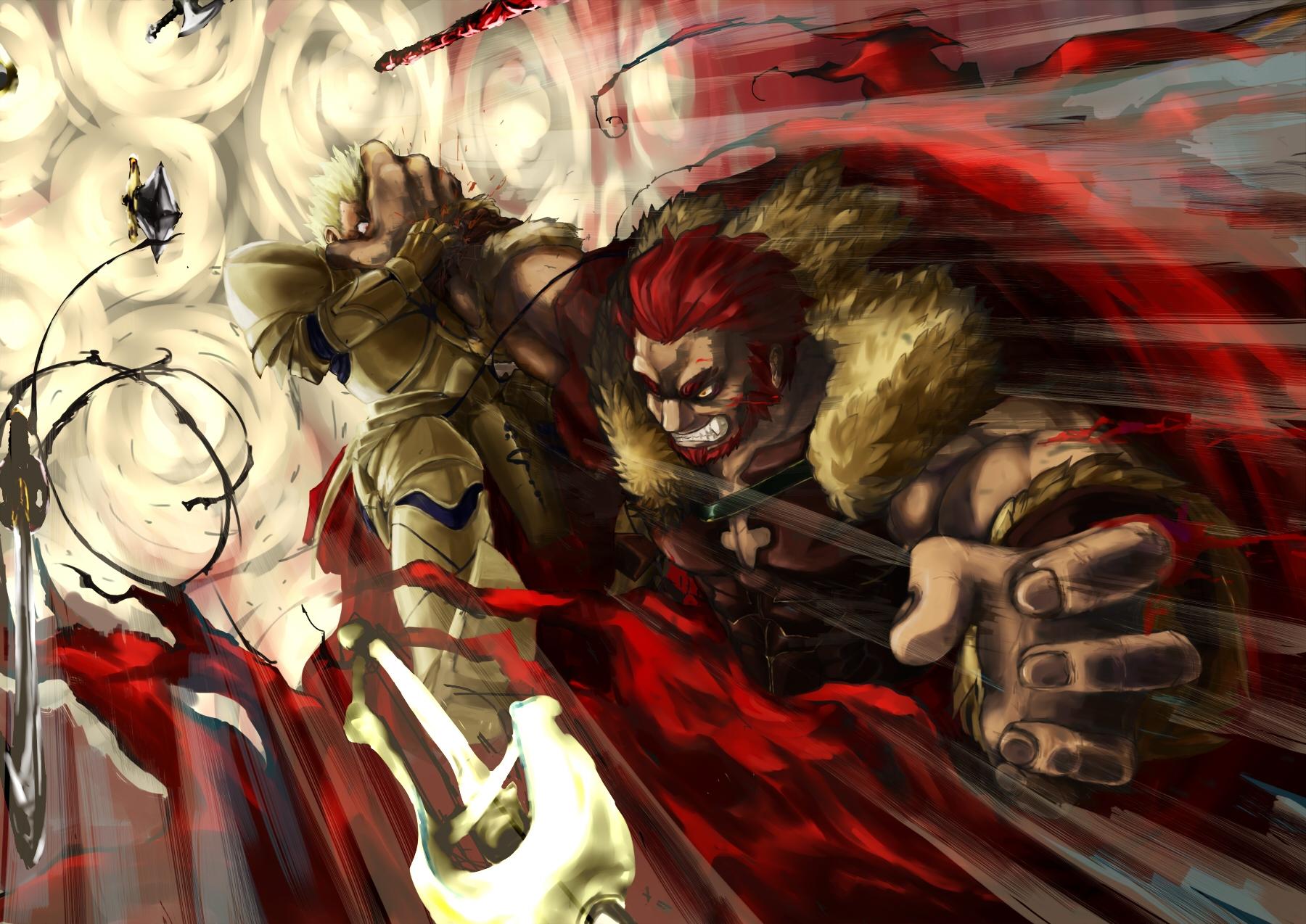 Gilgamesh Wallpaper - Fate Zero Alexander Vs Gilgamesh , HD Wallpaper & Backgrounds