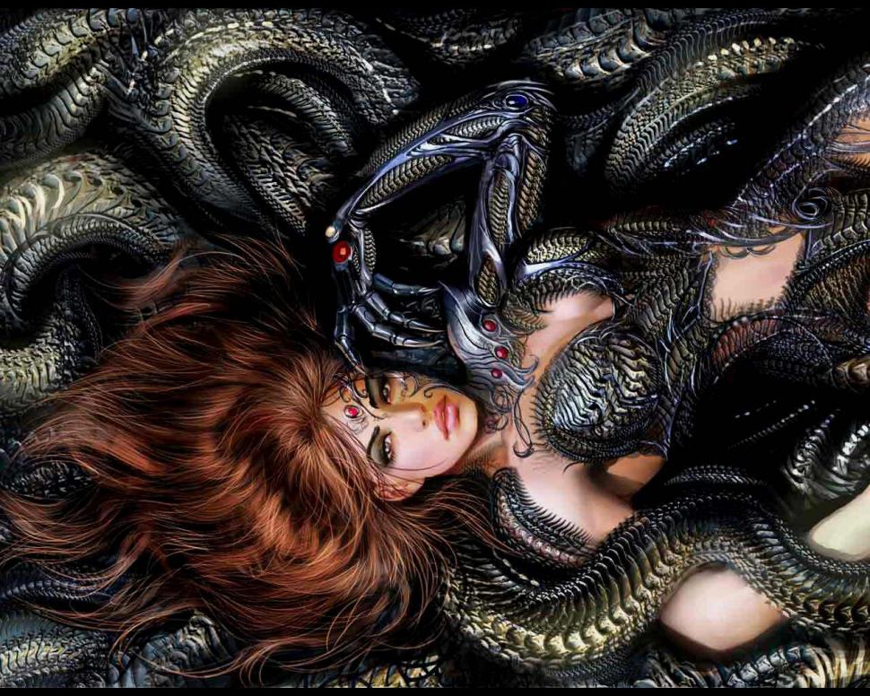 Witchblade Hd Wallpaper - Snakes Fantasy , HD Wallpaper & Backgrounds