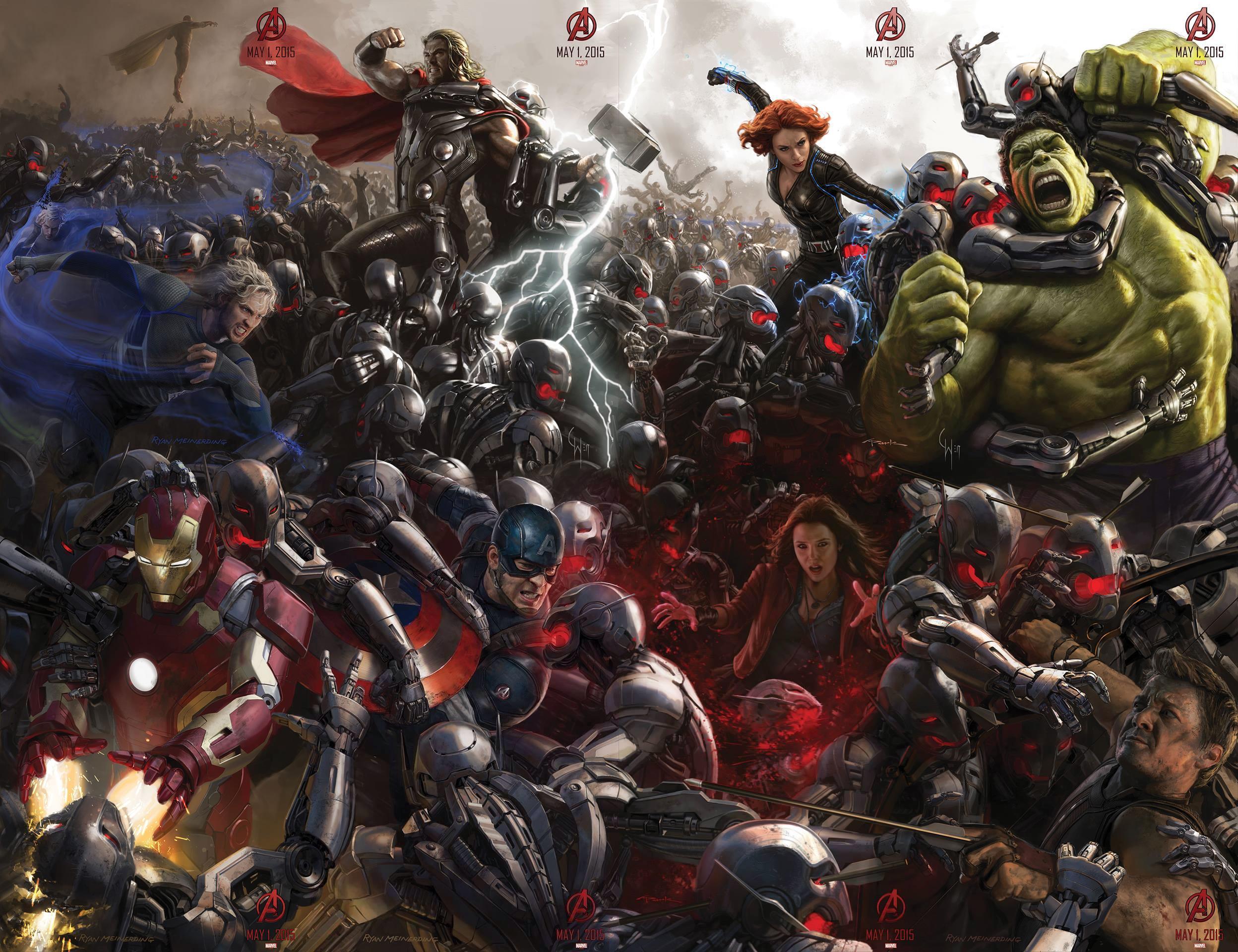 Age Of Ultron Wallpaper Comic Con - Avengers Age Of Ultron , HD Wallpaper & Backgrounds