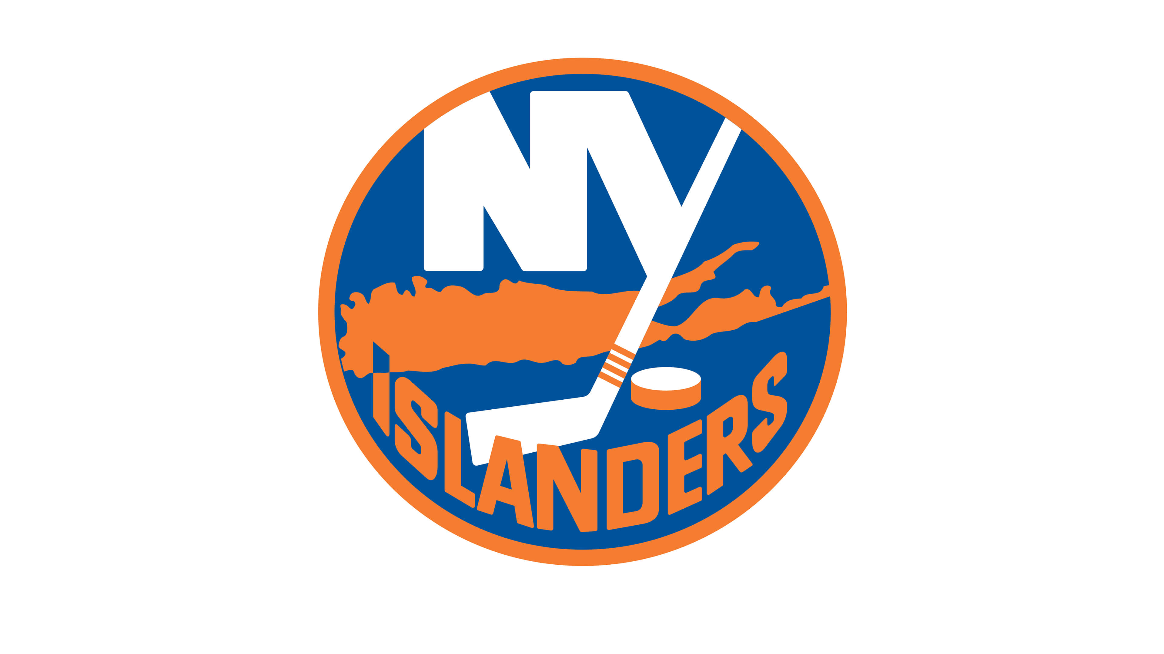 New York Islanders Nhl Logo Uhd 4k Wallpaper - New York Islanders Logo , HD Wallpaper & Backgrounds