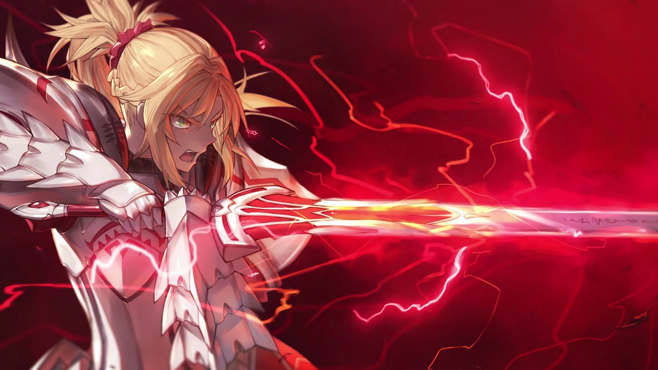 Saber Of Red - Fate Apocrypha Mordred , HD Wallpaper & Backgrounds