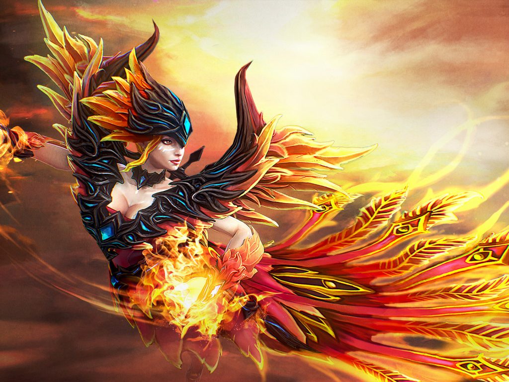 Lina Skin Fireflight Scion Dota 2 Desktop Wallpapers - Fireflight Scion , HD Wallpaper & Backgrounds